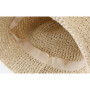Chapeau de Paille Protection UV Chapeau de Soleil Chapeau à Large Bord à La Main pour Voyage Décoration Décoration Vacances D'ét