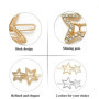 8 Pcs Bijoux Cheveux,Barrette Cheveux Femme,Barrette Cheveux Mariage,Pince à Cheveux Etoile Creuse Barrette Epingle Accessoire d