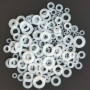 Nylon Rondelle，500 Pcs Plastique rondelles Rondelle plate Joint rondelle Entretoise nylon Rondelle pour mécanique，pour Fixations