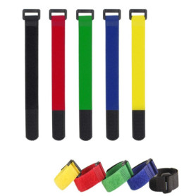 Réutilisable Fixation Attaches de câble 20 cm / 30 cm, attaches de câble auto-adhésif, multi-usages Sangles de câble Liens de fi