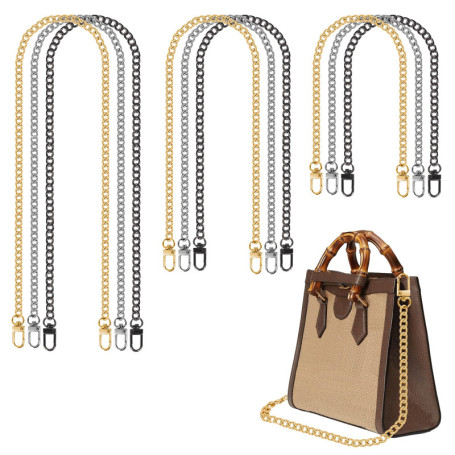 Nizirioo 9 Pièces Chaîne De Sac À Main, Chaîne De Rechange En Métal, Chaîne DeRemplacement SacÀ Bandoulière Chaîne Pour Sac De P