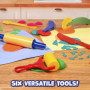 READY 2 LEARN Lot de 6 outils pour pâte