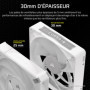 Refroidissement PC - CORSAIR - CO-9051040-WW - iCUE LINK RX140 RGB Max White Dual Fan