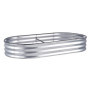 VEVOR Jardinière 182,5x92,5x28 cm Lit de Jardin Surélevé en Métal Galvanisé Bac de Plantation avec Base Ouverte pour Cultiver Fl