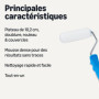 Amazon Basics Kit de rouleau de peinture en mousse, rouleau de 10,2 cm, lot de 8