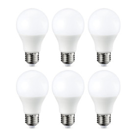 Amazon Basics Ampoule LED E27 A60 avec culot à vis, 8.5W (équivalent incandescente 60W), blanc chaud, dimmable - 6 Unité (Lot de