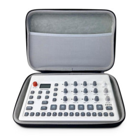 Analog Cases Pulse Case pour Elektron Model Samples ou Drum Machine comparables (Mallette de Transport en EVA/Nylon moulé Durabl