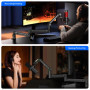 Aokeo AK-59 Bras de microphone réglable pour bureau - Convient pour Blue Yeti, Snowball iCE, HyperX QuadCast, SoloCast, Elgato W