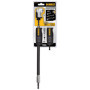 DEWALT Adaptateur de perceuse à angle droit, FlexTorq, système 4 en 1, compact, tige flexible droite, 30,5 cm (DWAMRASETFT)