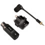 NUX B-6 Système de saxophone sans fil avec étui de charge, portée de fonctionnement de 20 mètres, audio haute résolution 24 bits