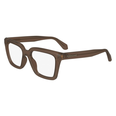 Salvatore Ferragamo SF2985 Sunglasses, Colour: 207 Transparent Dark Brown, 52 Unisex