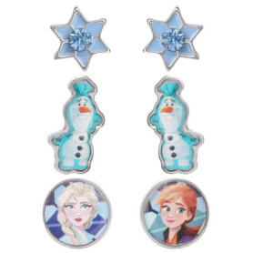 Disney SH00602RL.PH Ensemble de boucles d'oreilles Frozen, taille unique, Métal, Pas de gemme