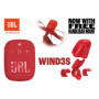 JBL Wind 3S Mini Enceinte Bluetooth Portable avec Bass Boost de Harman Kardon - Haut-Parleur avec Clip pour Sport, Outdoor, vélo