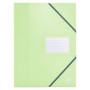 OXFORD Lot de 12 Protège-Documents avec Elastique School Life A4 80 vues / 40 Pochettes Couverture Polypro Coloris Pastels Assor