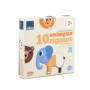 VILAC - Magnets rigolos - Ingela P. Arrhenius - Jeux Créatifs - 30 Magnets en Bois pour 10 Animaux + 1 Coffret de Rangement en C