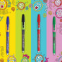 BIC Illusion Stylos-Bille Effaçables et Rechargeables à Pointe Moyenne (0,7 mm) - Rouge, Boîte de 12