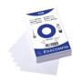 Exacompta - Réf. 10501E - Paquet de 100 fiches bristol unies non perforées - sous film - compatibles avec imprimante jet d'encre