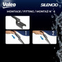 VALEO Silencio Essuie-glace - VF834 - Kit de Balais d'Essuie-glace 700 mm / 450 mm Plats d'Origine de Haute performance, Visibil