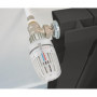 SOMATHERM FOR YOU, Kit de raccordement pour radiateur avec tête thermostatique, équerres universelles, purgeur d'air orientable,