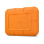 LaCie Rugged SSD 500Go, Disque SSD externe, USB-C Thunderbolt 3, PC Mac iPad & iPhone, Data Rescue Service (STHR500800)