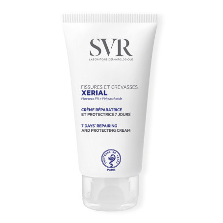 SVR - Xérial Fissures & Crevasses - Crème réparatrice 7 jours - Pour pieds et mains très secs, fissurés ou crevassés - Urée pure