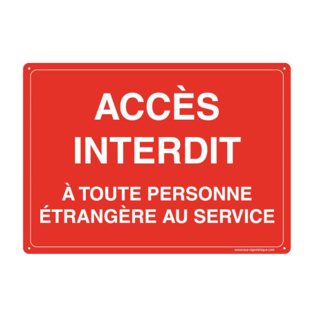 AUA SIGNALETIQUE - Panneau Prépercé (4 trous) avec angles arrondis - PVC Rigide 1.5 mm - (210 x 150 mm)