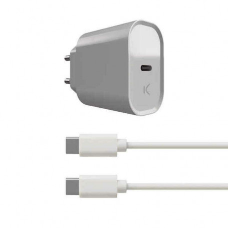 Chargeur Mural + Câble USB C KSIX Blanc 20W 30,99 €