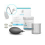Audinell Kit de Nettoyage - Set pour Nettoyer les Embouts d’aides auditives – Kit composé de 8 Pastilles Nettoyantes Effervescen