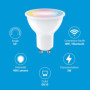 Pack de 2 Ampoules LED connectées KOZii, multi-blancs (2700 à 6500 kelvins), GU10 Spot 5W cons. Variation de luminosité