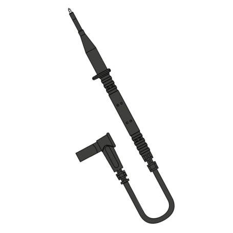 Chauvin Arnoux Kit de câbles de mesure [fiche de sécurité 4 mm – Prise de sécurité 4 mm] 0,85 m rouge, noir