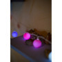 ëlopop Guirlande Lumineuse Intérieure I 30 Boules Multicolores Couleur Rose Blanc et Violet I LED Blanc I Longueur de 3m50 I Déc