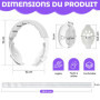 Soft Serenity Casque Anti Bruit Bébé 2-en-1 avec Étui de Transport, Protection Auditive pour Bébés, Casque Avion Bébés et Enfant