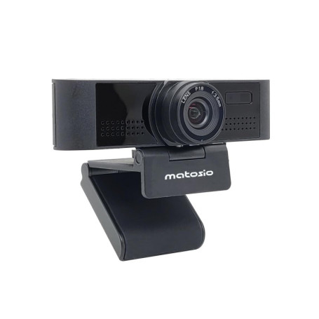 Matosio OwlEye Caméra de visioconférence 1080P, Webcam USB avec 2 Microphones de conférence antibruit, Autofocus, Grand Angle 84