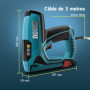 NOVUS TOOLS Agrafeuse électrique J-151 Kit avec 1200 agrafes │ Agrafeuse et cloueuse professionnelle pour agrafes en fil plat 6-