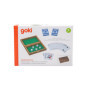 goki 56308 - Boîte de 112 Cartes et 5 dés - Kit de Jeu pour Enfants - Cartes à Jouer Robustes et dés dans Une boîte en Bois - À 