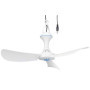 Ventilateur de plafond mobile / 6 W/Ø 46 cm VT-46.dc [Pearl]