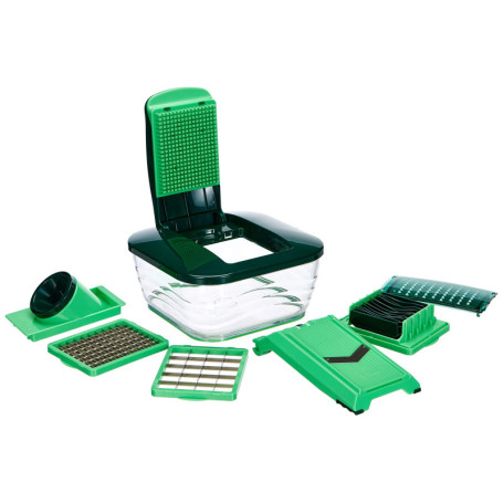 NICER DICER DICERCHEF01 La Nouvelle Version Chef pour Encore Plus de Plaisir en cuisinant sainement et Rapidement, Vert
