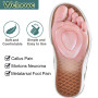 Welnove Antidérapantes Chaussures Transparence Coussins Gel de Silicone Le métatarse Coussinet Avant-pied Talon Haut Semelles po