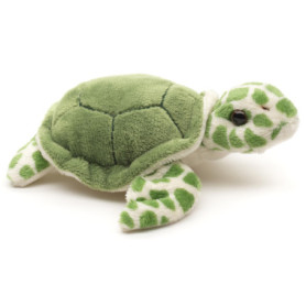 Uni-Toys Peluche tortue de mer, 16 cm de long, tortue en peluche, doudou