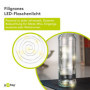 goobay 57866 Lot de 3 guirlandes lumineuses à 10 LED pour bouteilles/fonction minuteur/minuteur/avec piles dans le bouchon / 1 m
