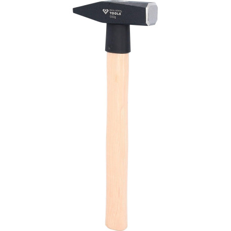 BRILLIANT TOOLS BT073050 Marteau rivoir avec manche Hickory, 500 g [Powered by KS TOOLS]