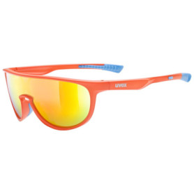 uvex sportstyle 515, lunettes de soleil, Enfant unisexe, orange matt/mirror orange, one size