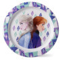 Frozen Set de petit-déjeuner 3 pièces en polypropylène avec assiette, bol et gobelet dans l'étui, violet