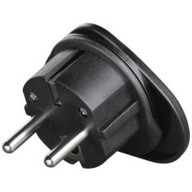 Hama Adaptateur de Voyage pour Brancher des appareils étrangers Noir