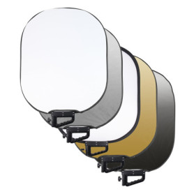 Rollei Réflecteur 5 en 1 Pliable 72 x 90 cm Diffuseur Lumiere Photo Léger et Compact 700 g pour Studio et Éclairage Extérieur av