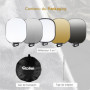 Rollei Réflecteur 5 en 1 Pliable 72 x 90 cm Diffuseur Lumiere Photo Léger et Compact 700 g pour Studio et Éclairage Extérieur av