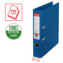 Esselte No.1 Classeur A4 à Levier, 350 feuilles A4 (80g/m²), Dos de 50 mm, 100% Carton Recyclé, Bleu, 627572