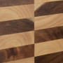 Relaxdays Planche à découper en Bois Massif, Acacia, ménage Vos Lames, avec récupérateur de jus, 40x30cm, Marron