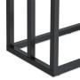 Relaxdays Porte-Serviettes, 3 Barres, Acier, H x L x P : 82,5 x 46 x 21 cm, Support sèche-draps de Bain à Poser, Noir
