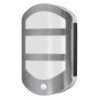 LEDVANCE Applique et plafonnier LED, luminaire design en optique plate pour extérieur avec détecteur de mouvement, blanc chaud (